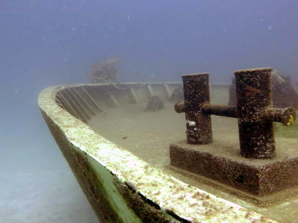 Sirinan Andaman or Coral Island wreck at Bay 1 at Racha Yai, Phuket.