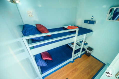 New Fahsai bunk bed cabin from Phuket dash Scuba (www.phuket-scuba.com), your personal Thailand liveaboard adviser